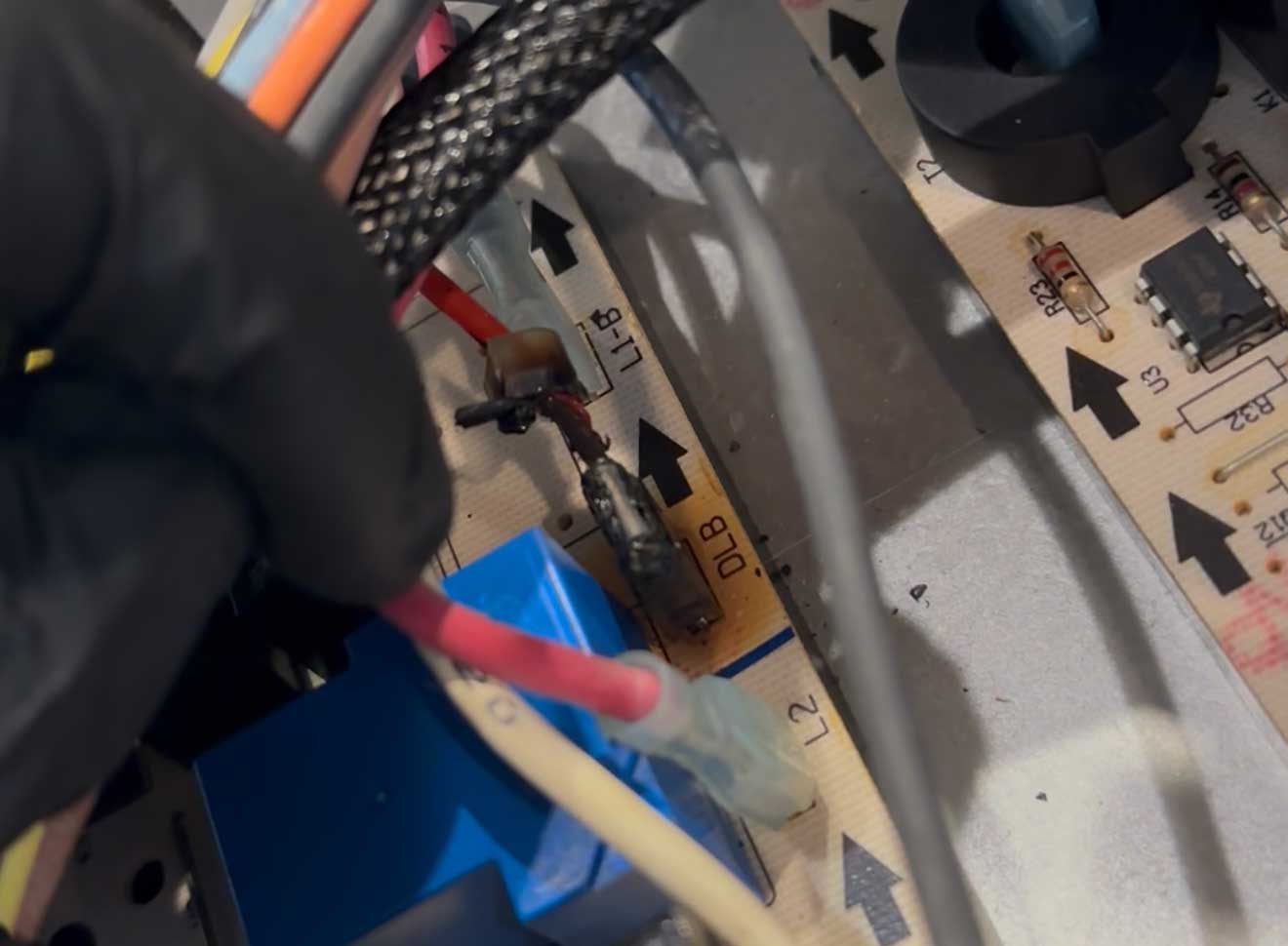 Oven control panel wiring damage repair Charleston SC after self clean cycle